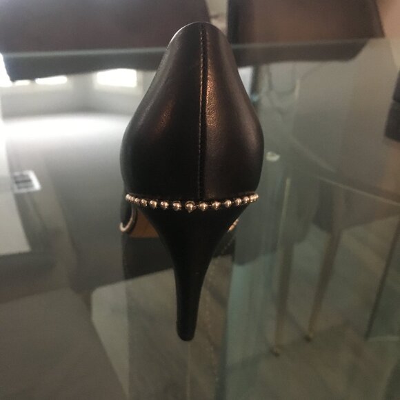 Dolce Vita SZ 6 Leather Black Pump NWT - Picture 2 of 4